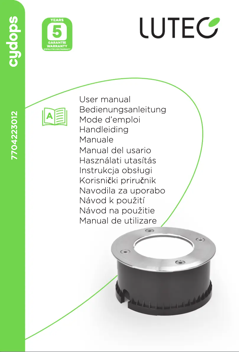 Image de la première page du manuel de l'appareil Cydops