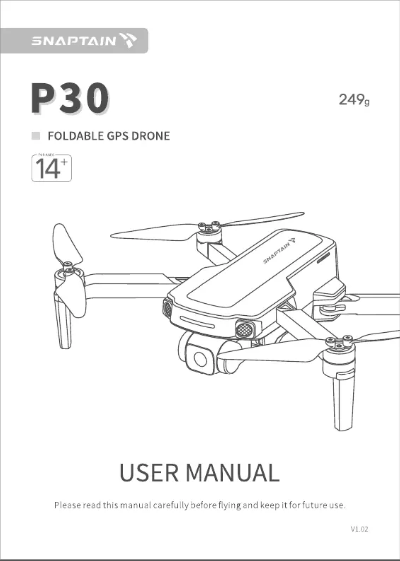 Image de la première page du manuel de l'appareil P30