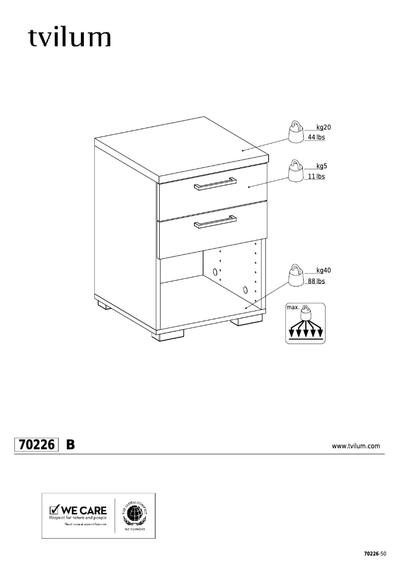 Page 1 de la notice Manuel utilisateur JYSK Front