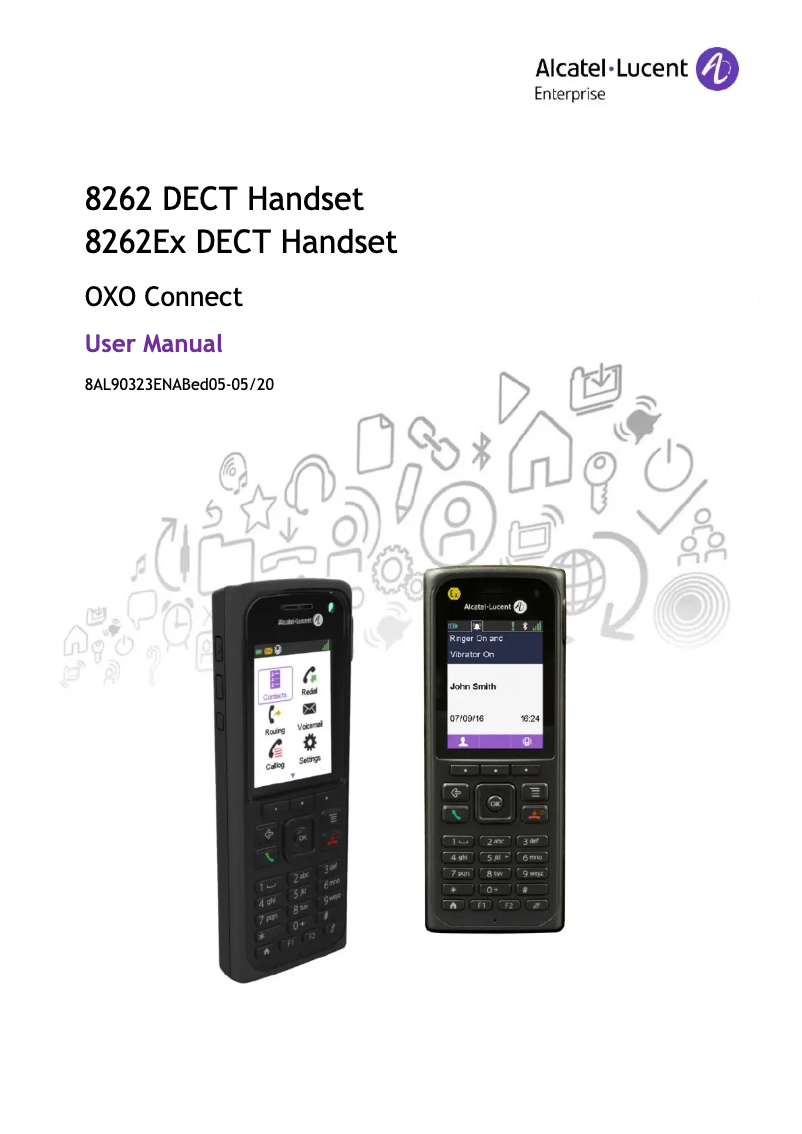Página 1 del manual Manual de usuario Alcatel-Lucent 8262Ex