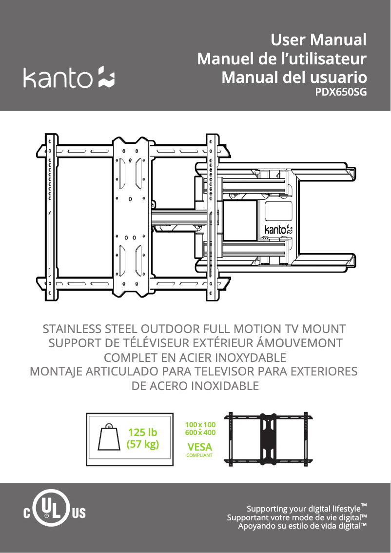 Image de la première page du manuel de l'appareil PDX650SG
