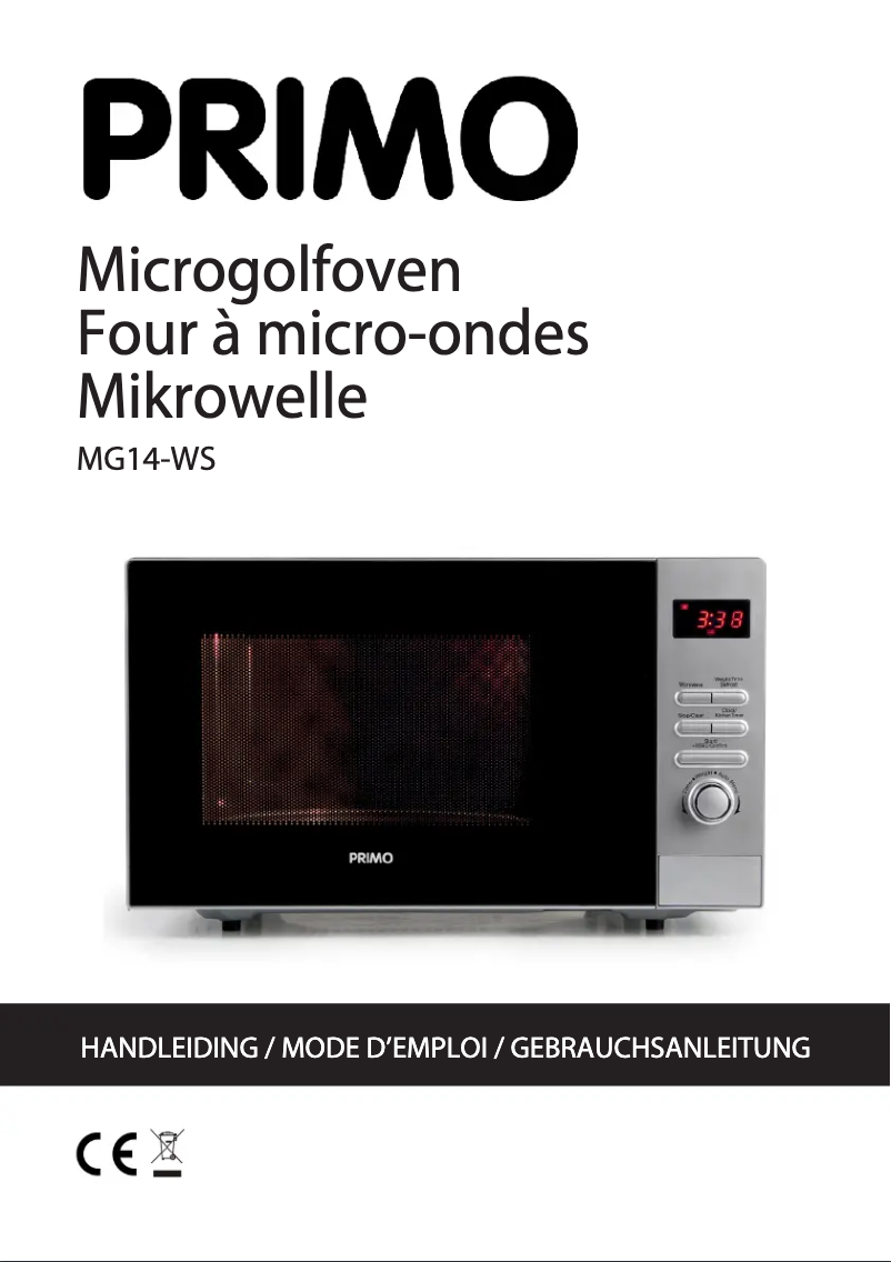 Page 1 de la notice Manuel utilisateur Primo MG14-WS