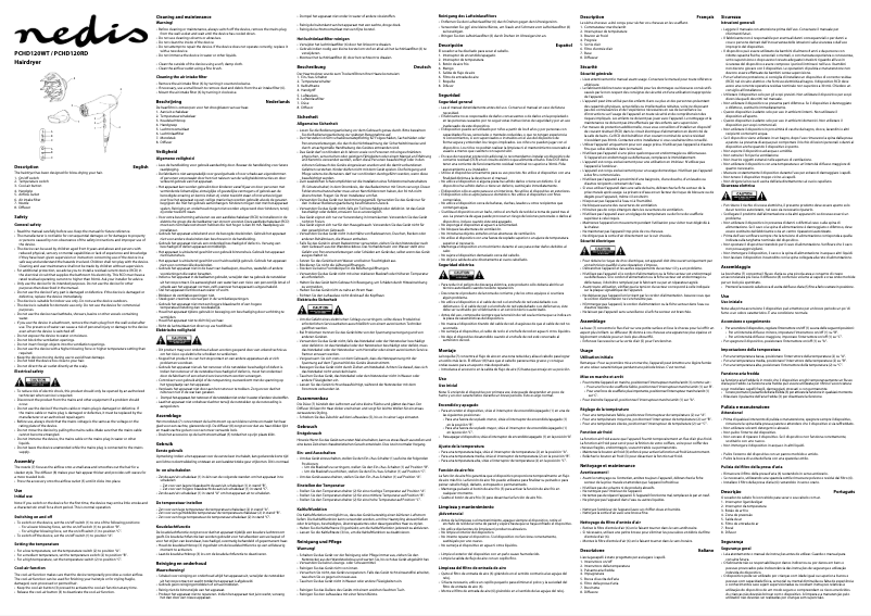 Image de la première page du manuel de l'appareil PCHD120WT