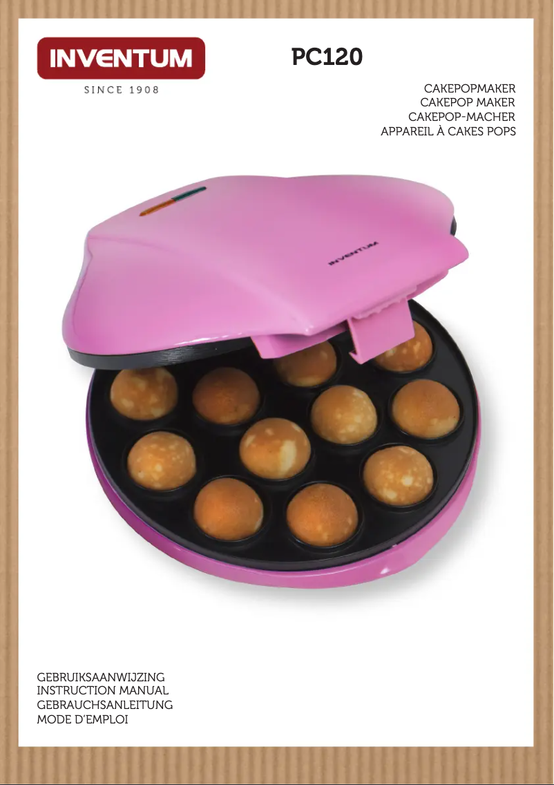Page 1 de la notice Manuel utilisateur Inventum PC120
