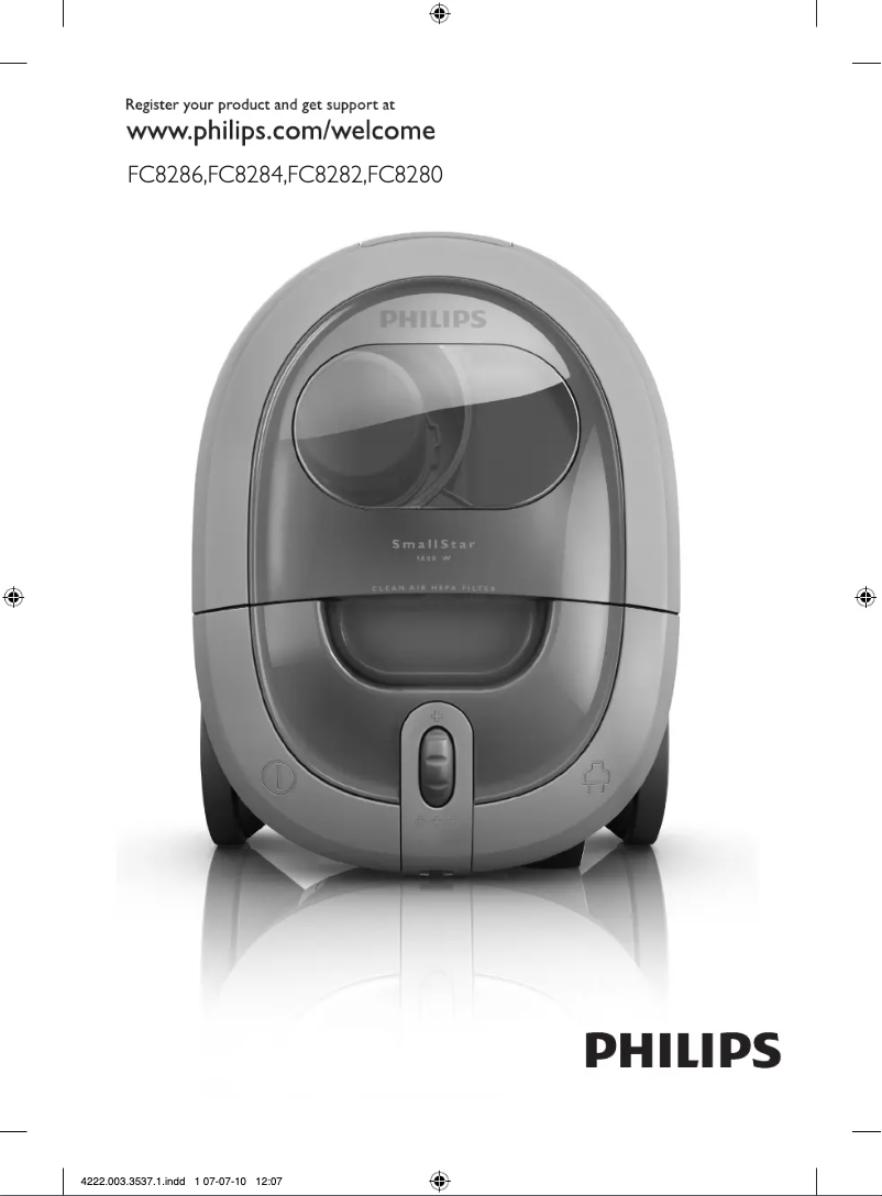 Imagen de la primera página del manual del dispositivo SmallStar FC8282