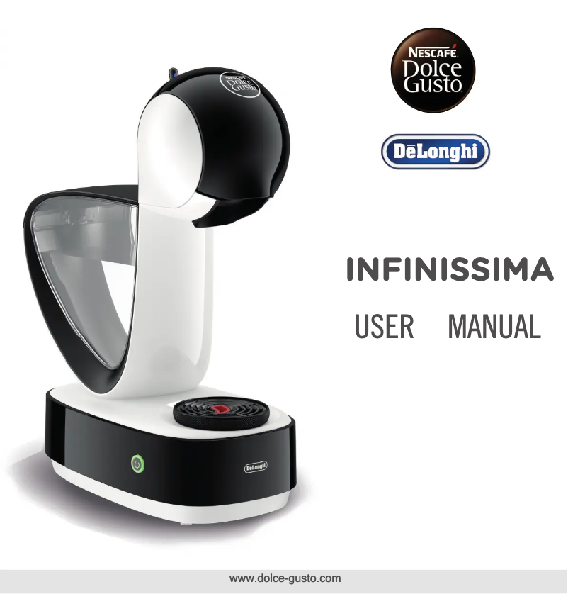 Page n°1 - Manuel utilisateur DeLonghi Infinissima Nescafé Dolce Gusto EDG160