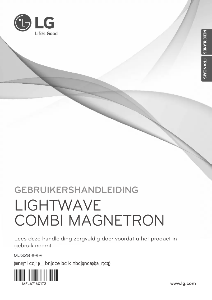 Page 1 de la notice Manuel utilisateur LG MJ328
