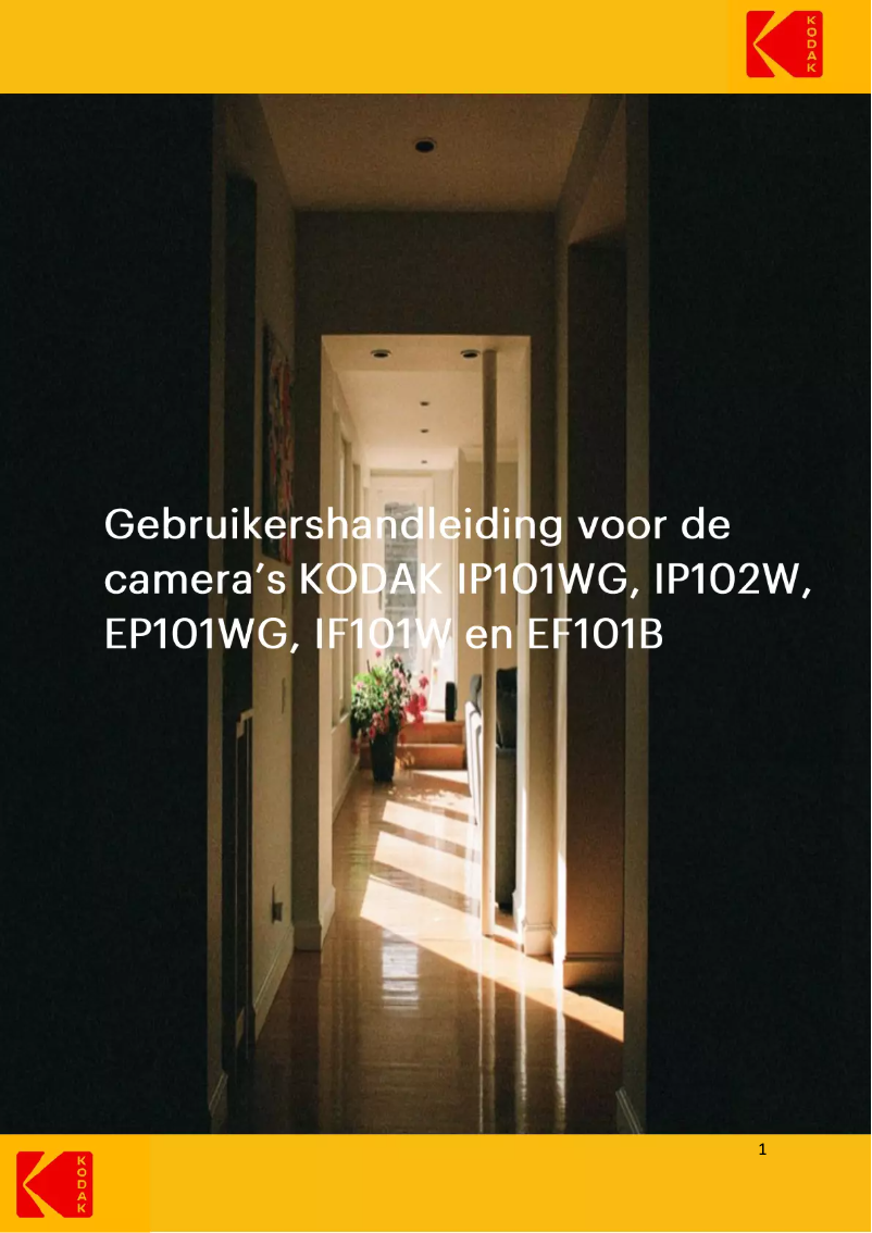 Image de la première page du manuel de l'appareil EP101WG