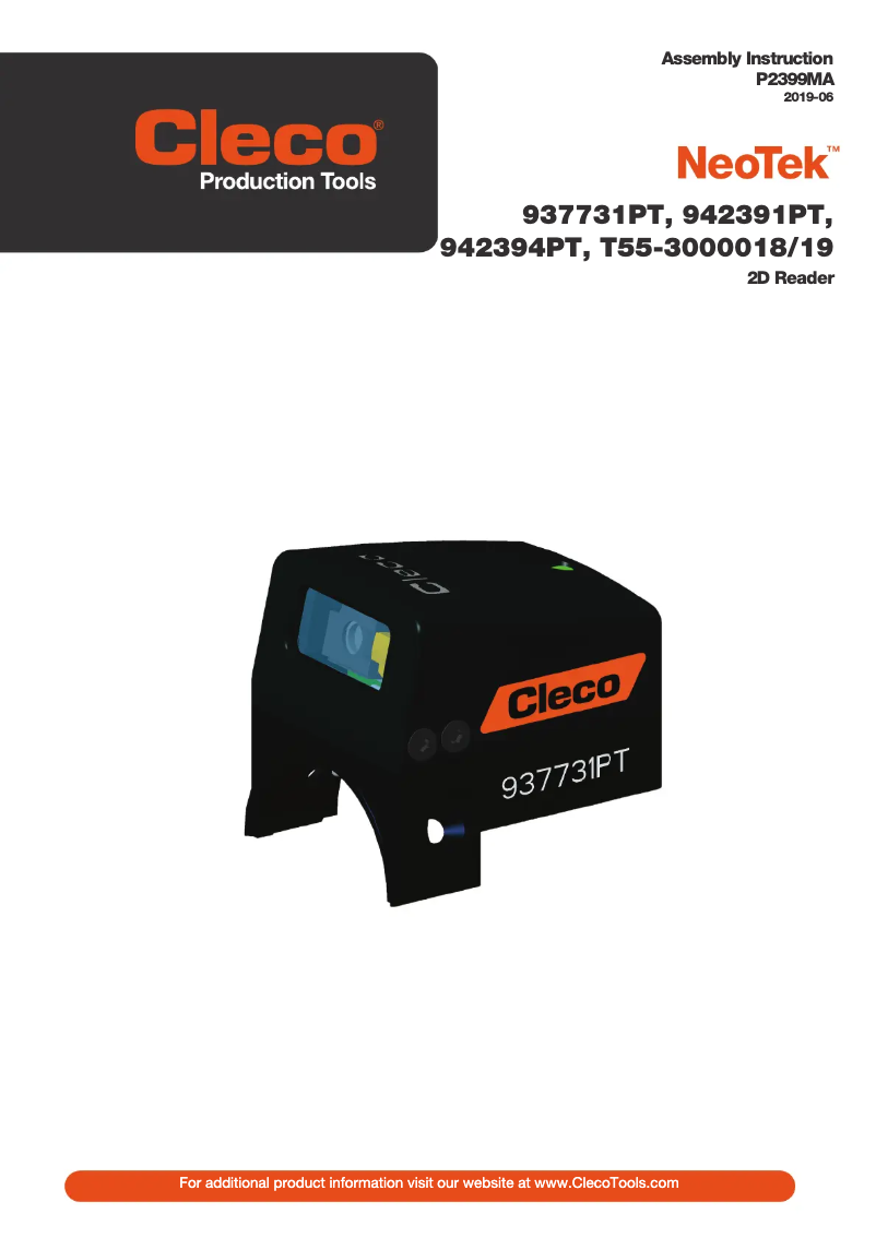 Page 1 de la notice Manuel utilisateur Cleco NeoTek 942391PT