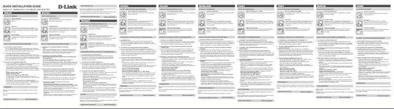 Page n°1 - Manuel utilisateur D-Link DWA-121