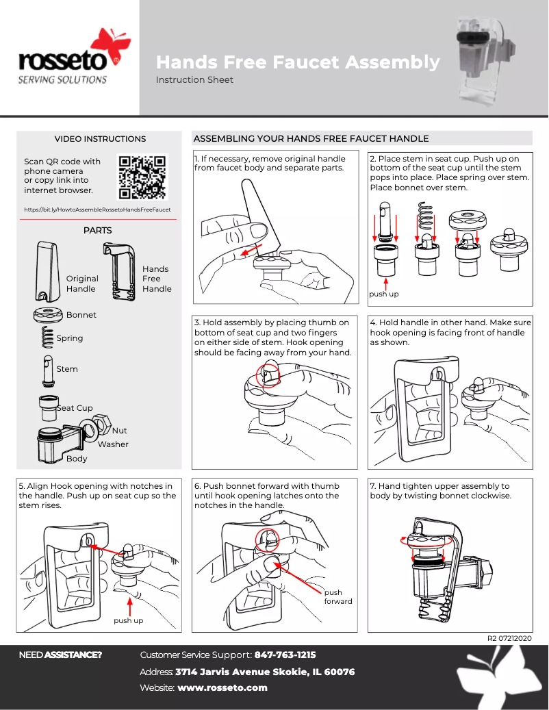 Page n°1 - Manuel utilisateur Rosseto LD206