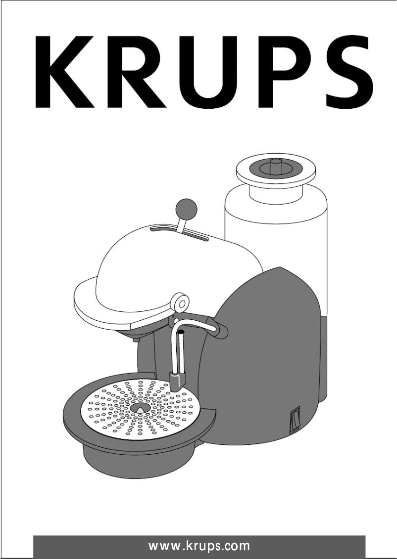 Página 1 del manual Manual de usuario Krups FNA1