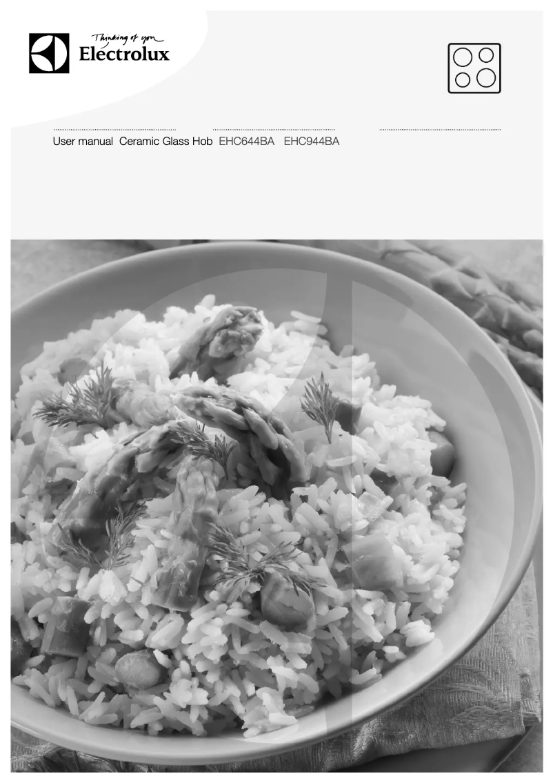 Image de la première page du manuel de l'appareil EHC644BA