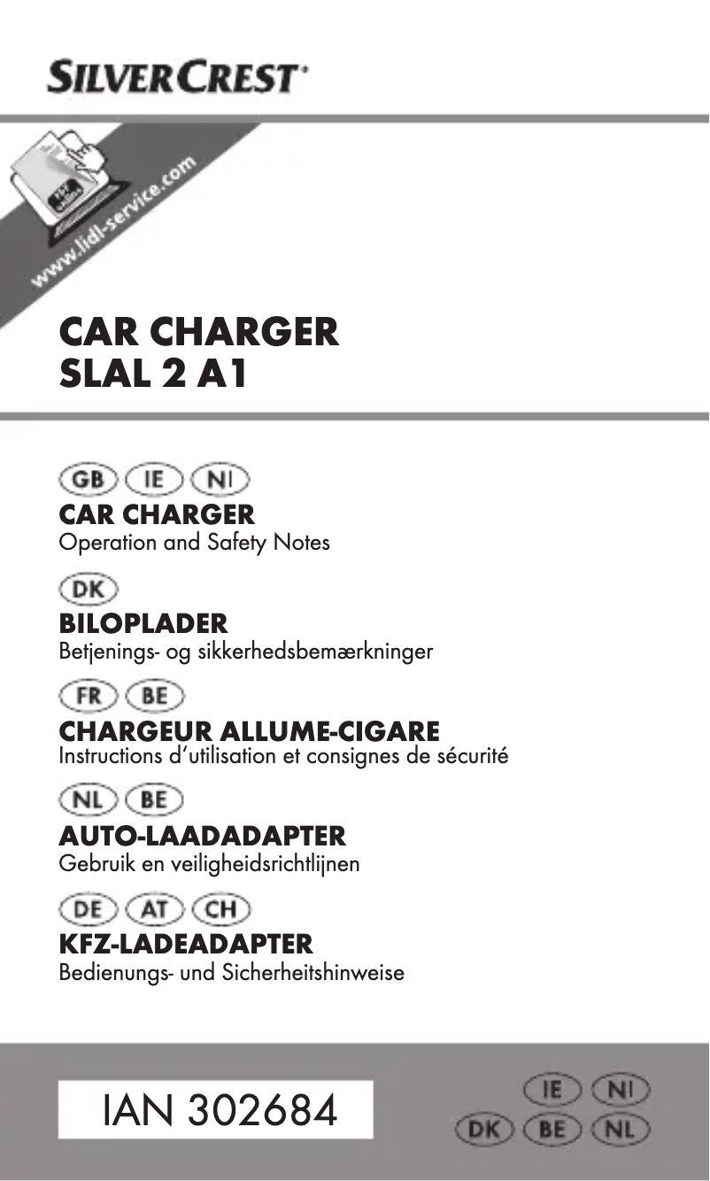 Page 1 de la notice Manuel utilisateur SilverCrest SLAL 2 A1