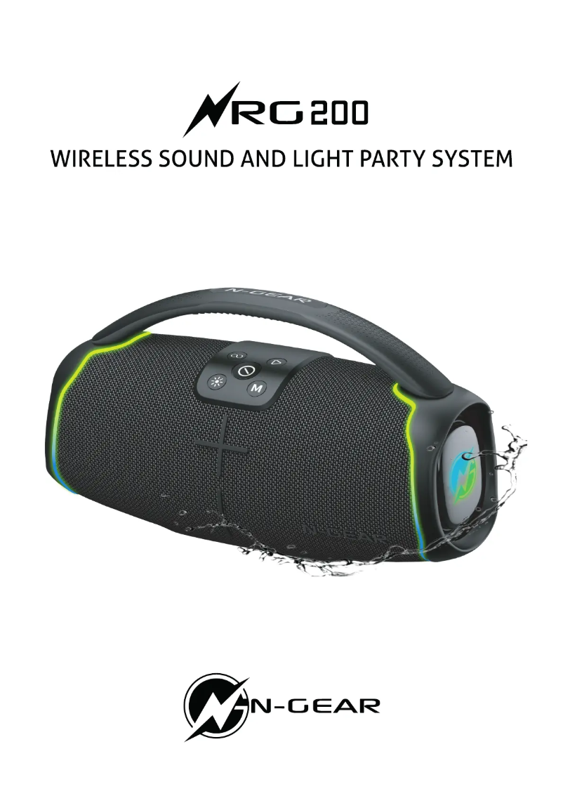 Page n°1 - Manuel utilisateur N-Gear NRG 200