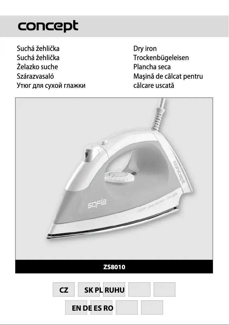 Page 1 de la notice Manuel utilisateur Concept ZS-8010