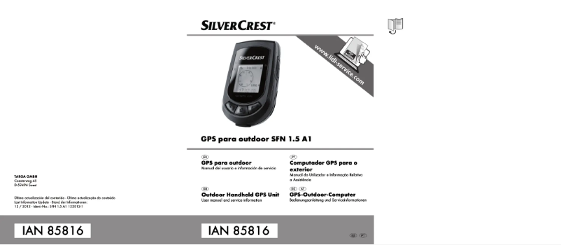 Image de la première page du manuel de l'appareil SFN 1.5 A1