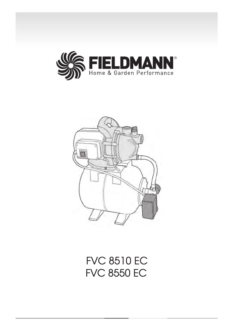 Page 1 de la notice Manuel utilisateur Fieldmann FVC 8550 EC