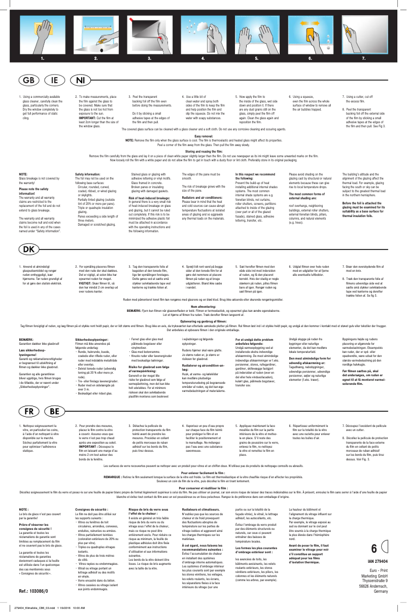 Page n°1 - Manuel utilisateur Powerfix IAN 279404
