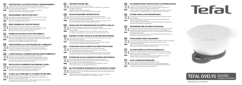 Page 1 de la notice Manuel utilisateur Tefal Ovelys BC5220