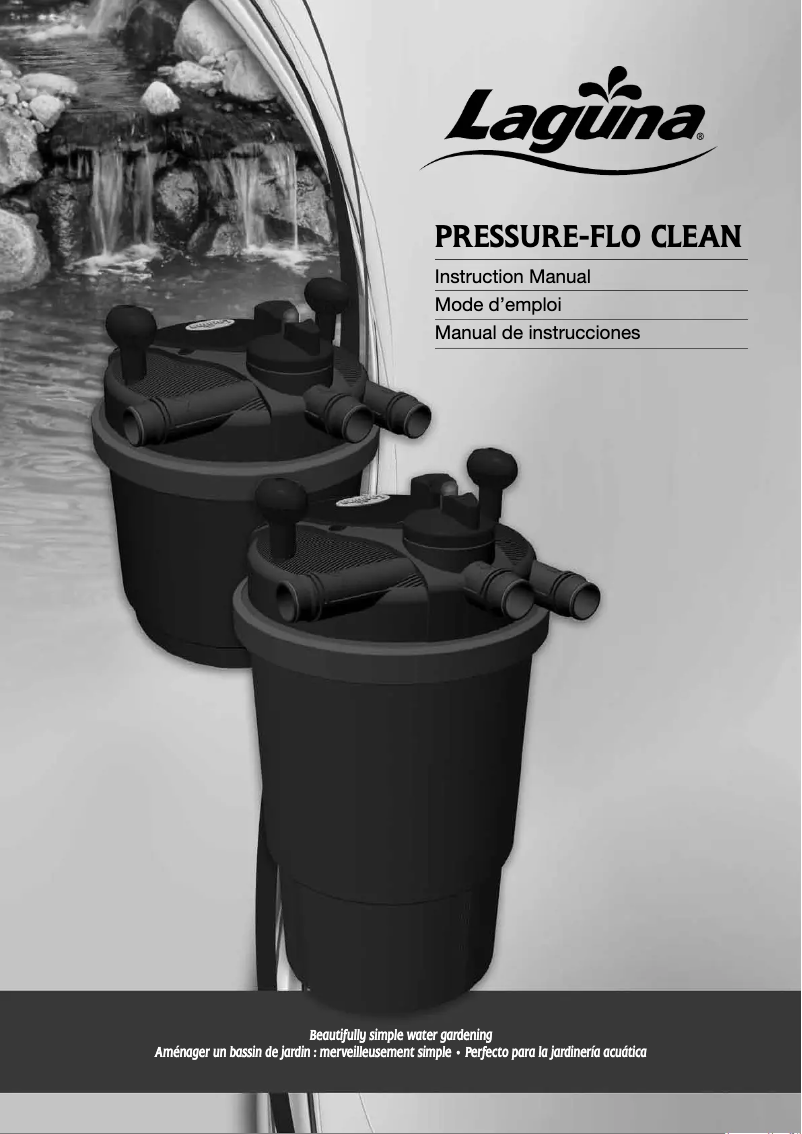 Page 1 de la notice Manuel utilisateur Laguna Pressure-Flo Clean