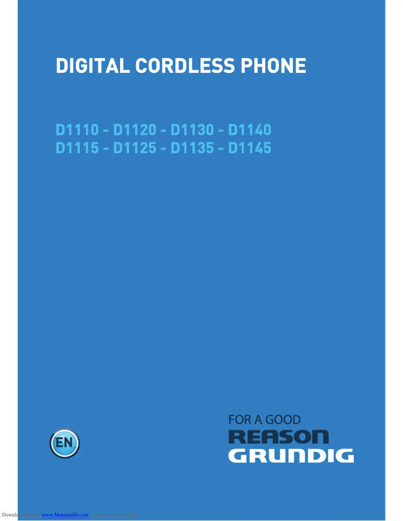 Página 1 del manual Manual de usuario Grundig D1130