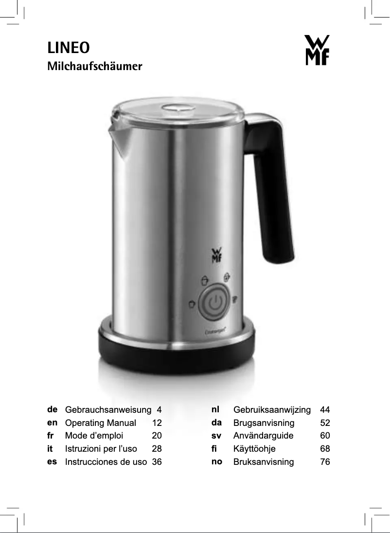 Image de la première page du manuel de l'appareil LINEO