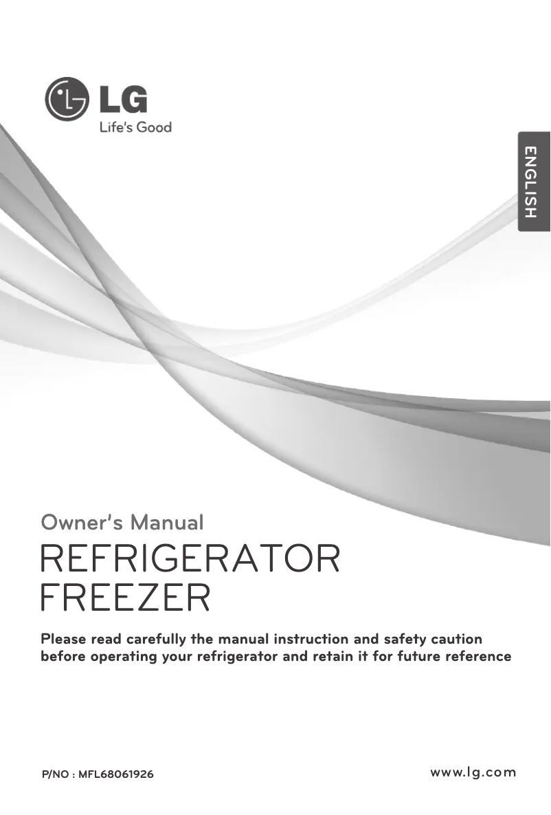 Page 1 de la notice Manuel utilisateur LG GN-B232SQCC