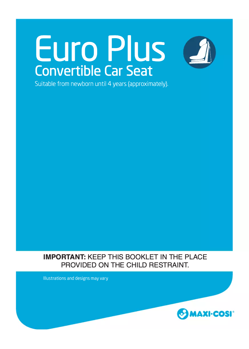 Página 1 del manual Manual de usuario Maxi-Cosi Euro Plus