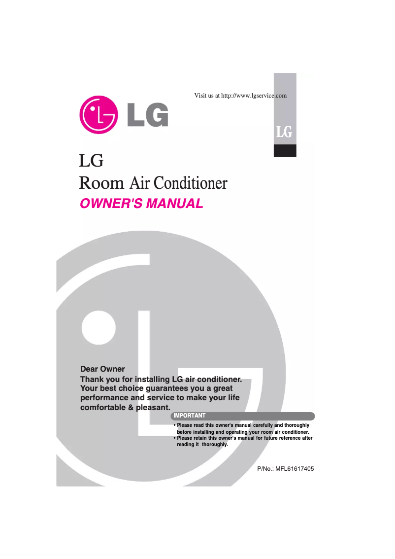 Page n°1 - Manuel utilisateur LG HSNC126B8M1