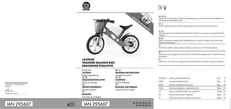 Imagen de la primera página del manual del dispositivo IAN 295607