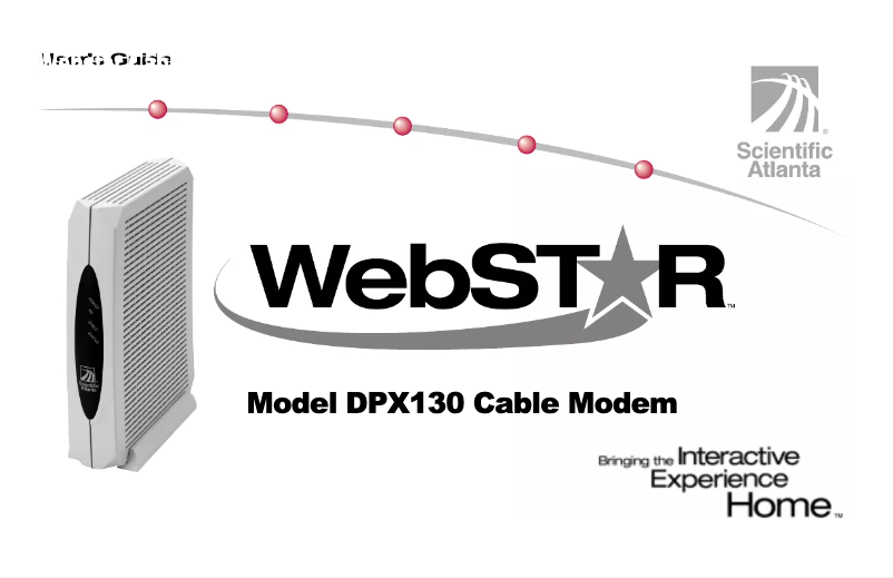 Image de la première page du manuel de l'appareil DPX130