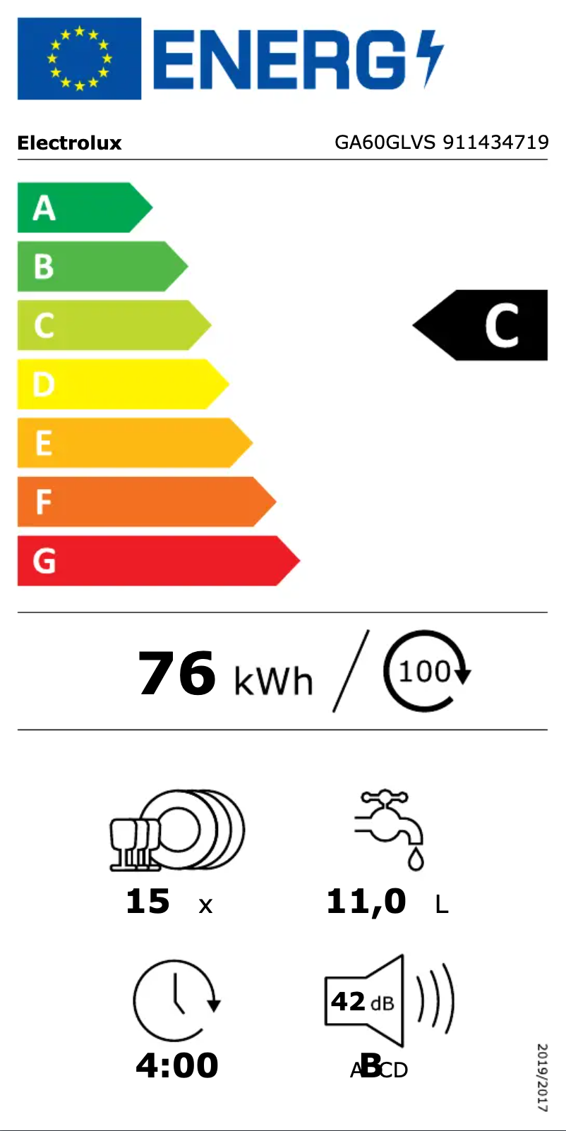 Image de la première page du manuel de l'appareil GA60GLVS