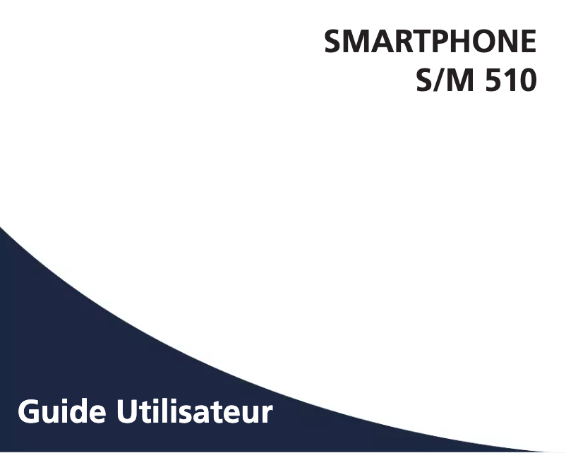 Image de la première page du manuel de l'appareil S510-C