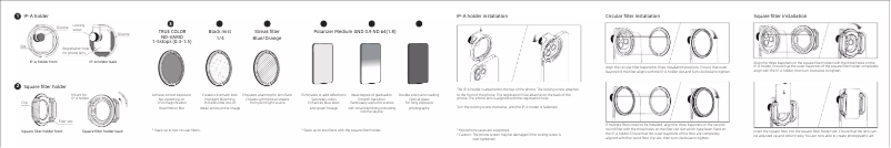 Page 1 de la notice Manuel utilisateur NiSi NISI-IPA