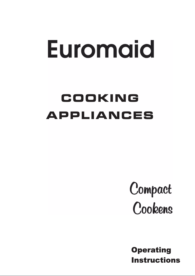 Page 1 de la notice Manuel utilisateur Euromaid MC130T
