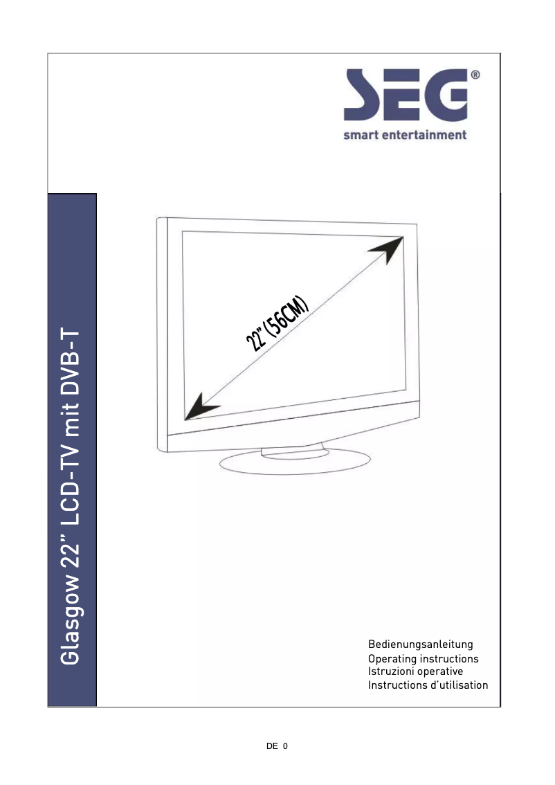 Image de la première page du manuel de l'appareil Glasgow