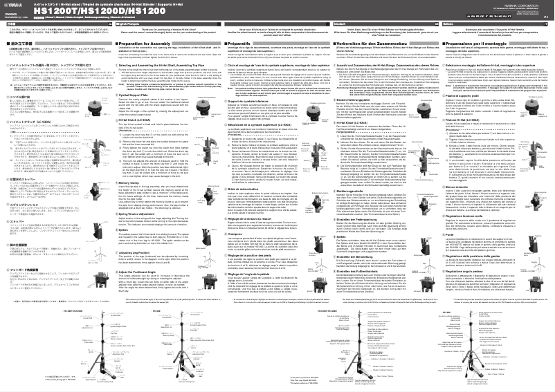 Image de la première page du manuel de l'appareil HS1200
