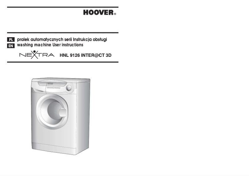 Page n°1 - Manuel utilisateur Hoover HNL 9126-16S