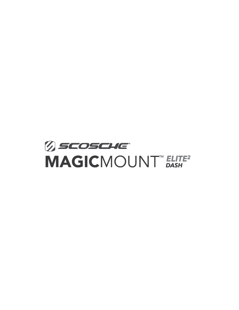 Image de la première page du manuel de l'appareil MagicMount Elite2 Dash