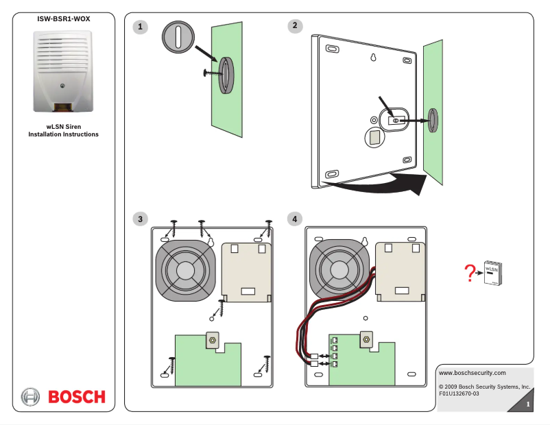 Page n°1 - Manuel utilisateur Bosch F.01U.075.644