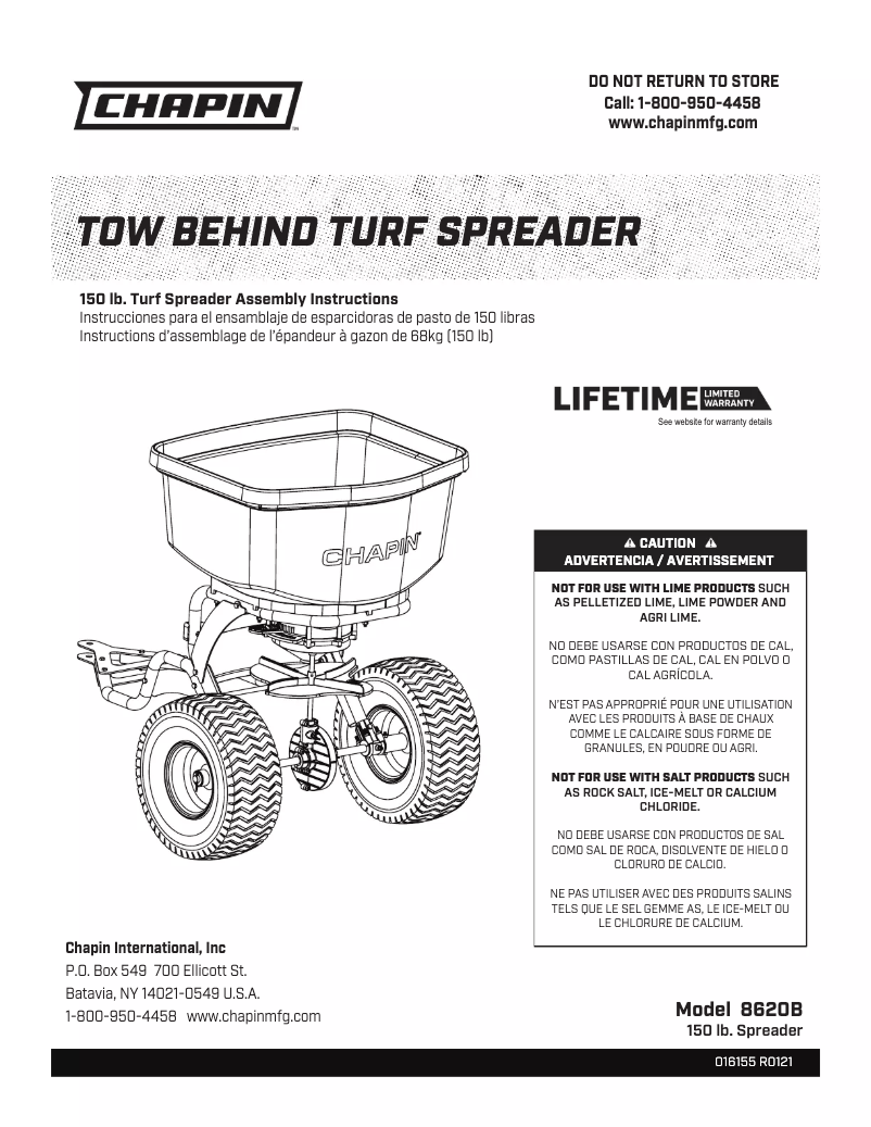 Image de la première page du manuel de l'appareil 8620B