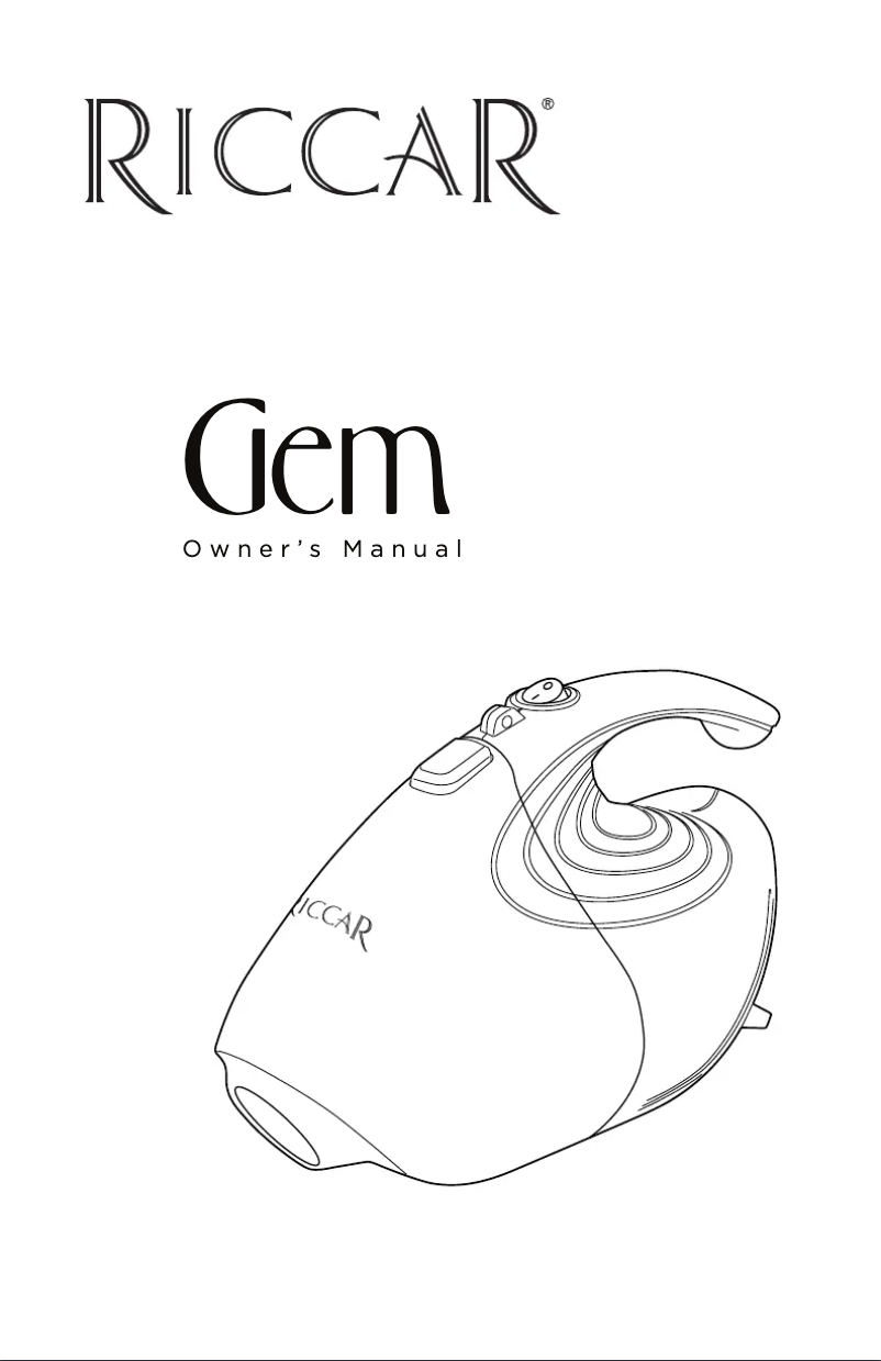 Image de la première page du manuel de l'appareil Gem GEM-R.6