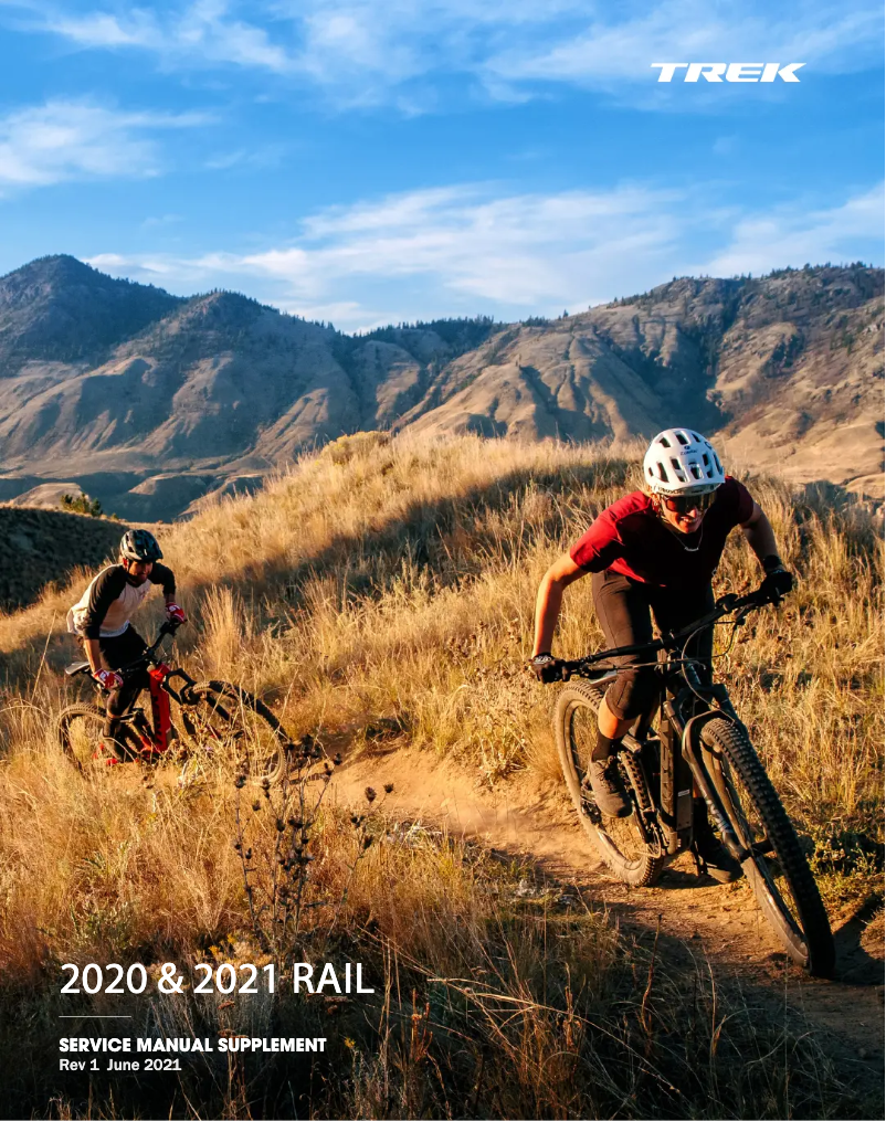 Page 1 de la notice Manuel d'utilisation et d'entretien Trek Rail 9 GX