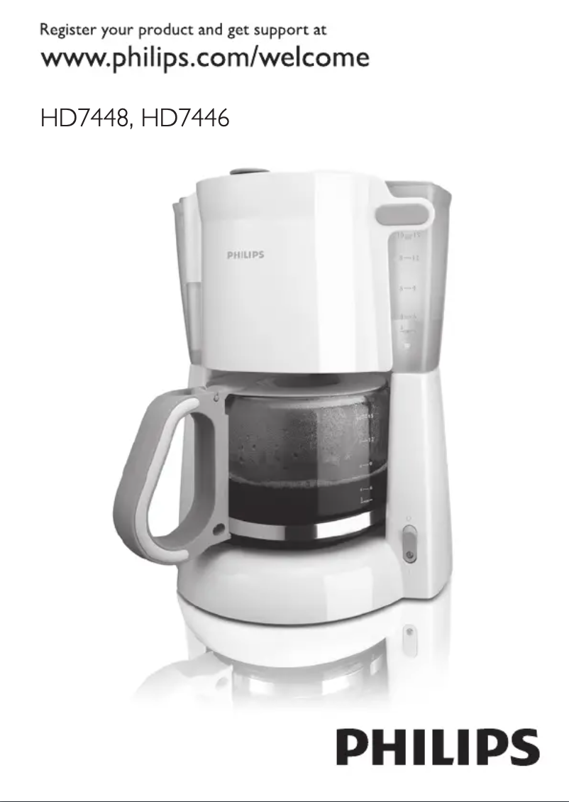 Page 1 de la notice Manuel utilisateur Philips HD7983