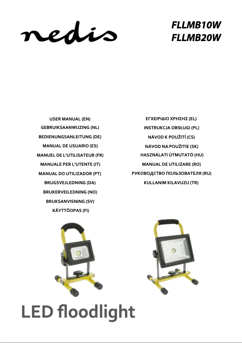 Página 1 del manual Manual de usuario Nedis FLLMB10W