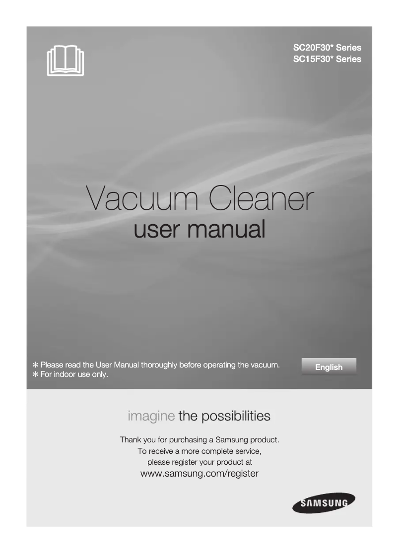 Page n°1 - Manuel utilisateur Samsung SC20F30WA