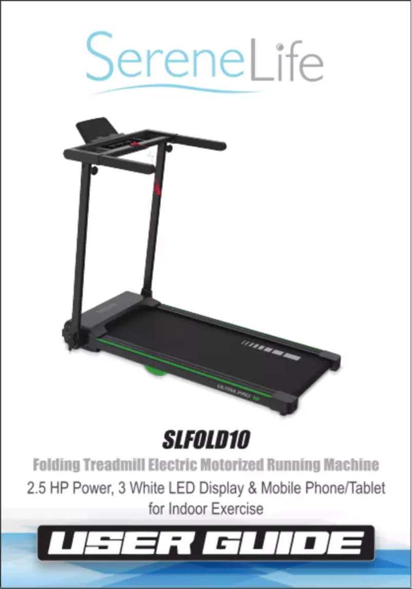 Page n°1 - Manuel utilisateur SereneLife SLFOLD10