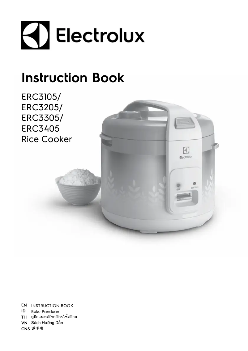 Página 1 del manual Manual de usuario Electrolux ERC3105