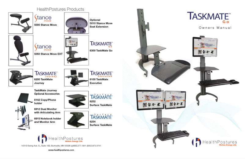 Image de la première page du manuel de l'appareil TaskMate Go 6300
